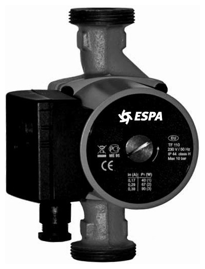 Поверхностный насос ESPA RA1-S 32-40-180 230 50 - Циркуляционный