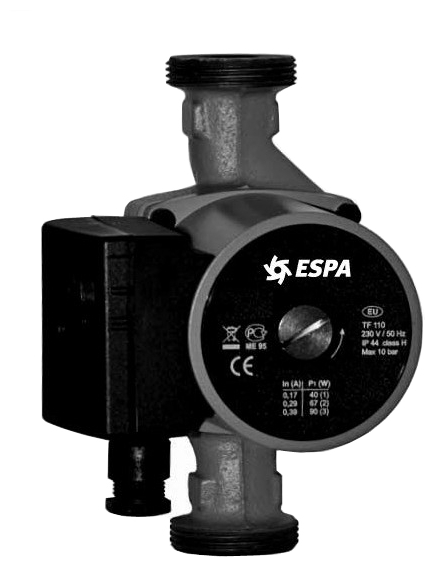 Поверхностный насос ESPA RA1-S 32-85-180мм - Циркуляционный