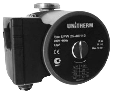 Поверхностный насос Unitherm Haustechnik UPW 15-40/110 - Циркуляционный